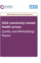 Community Mental Health Survey 2018 